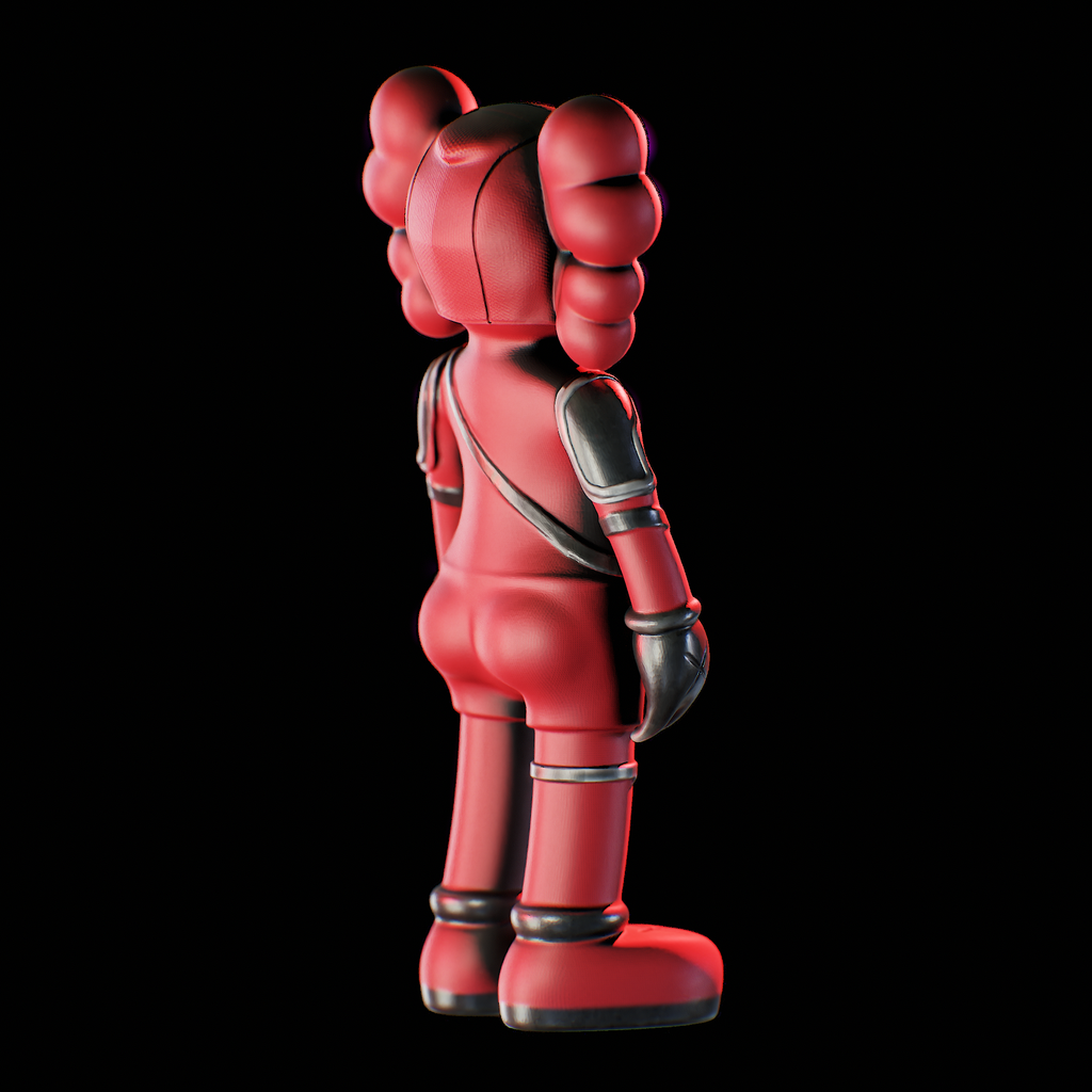Custom DeadPool Kaws Staute