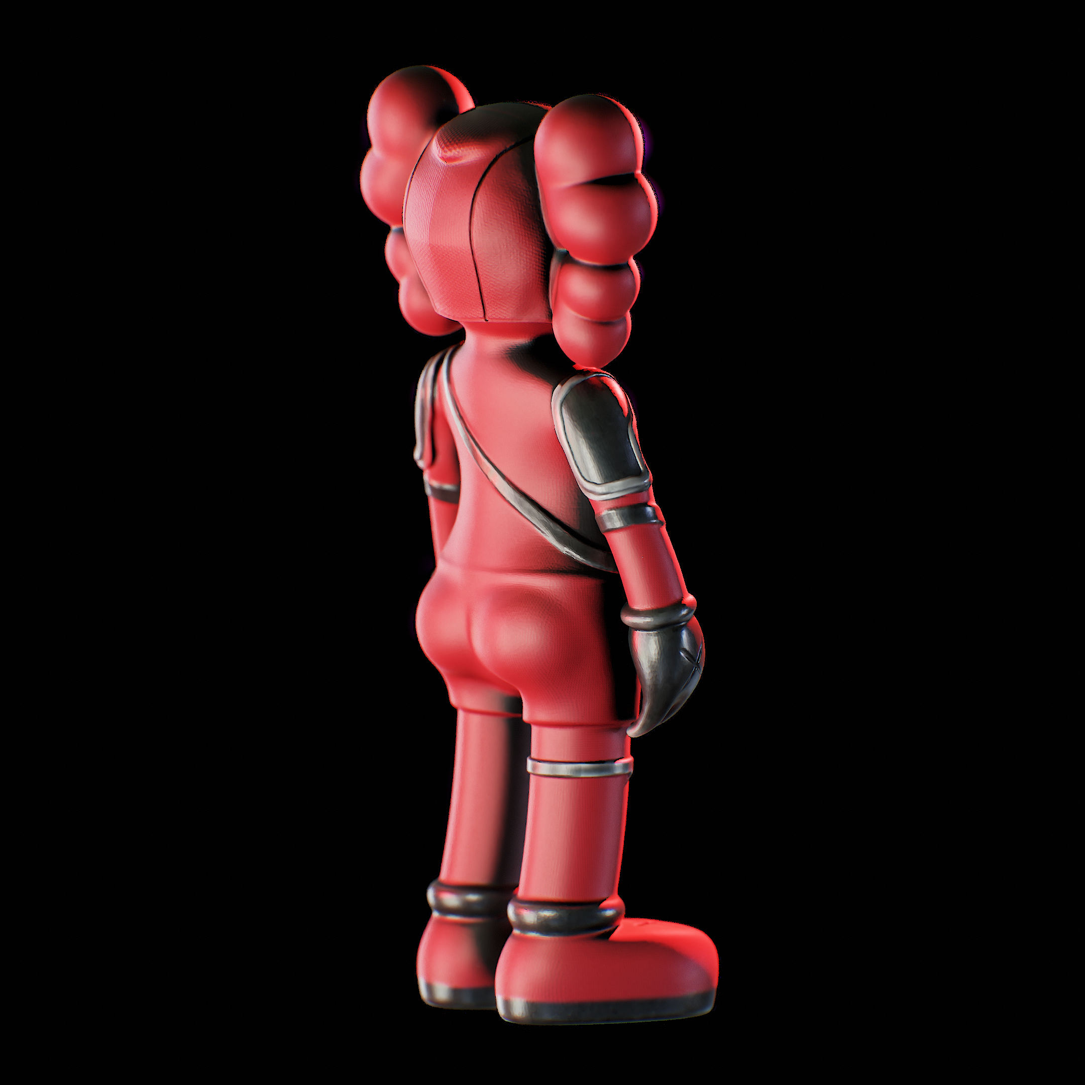 Custom DeadPool Kaws Staute