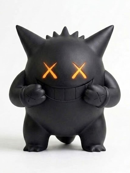 Custom Kaws Gengar Statue