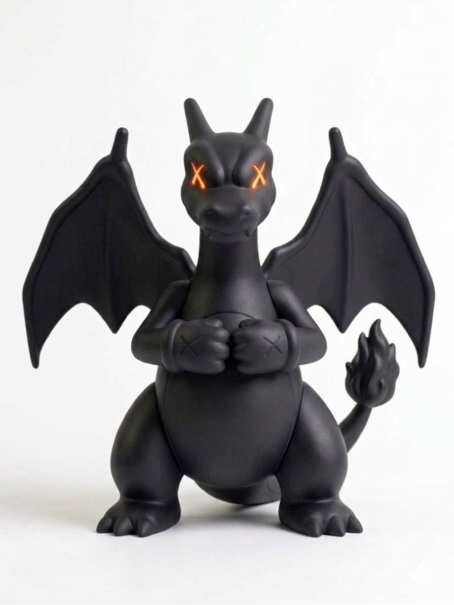 Custom Kaws X Charizard