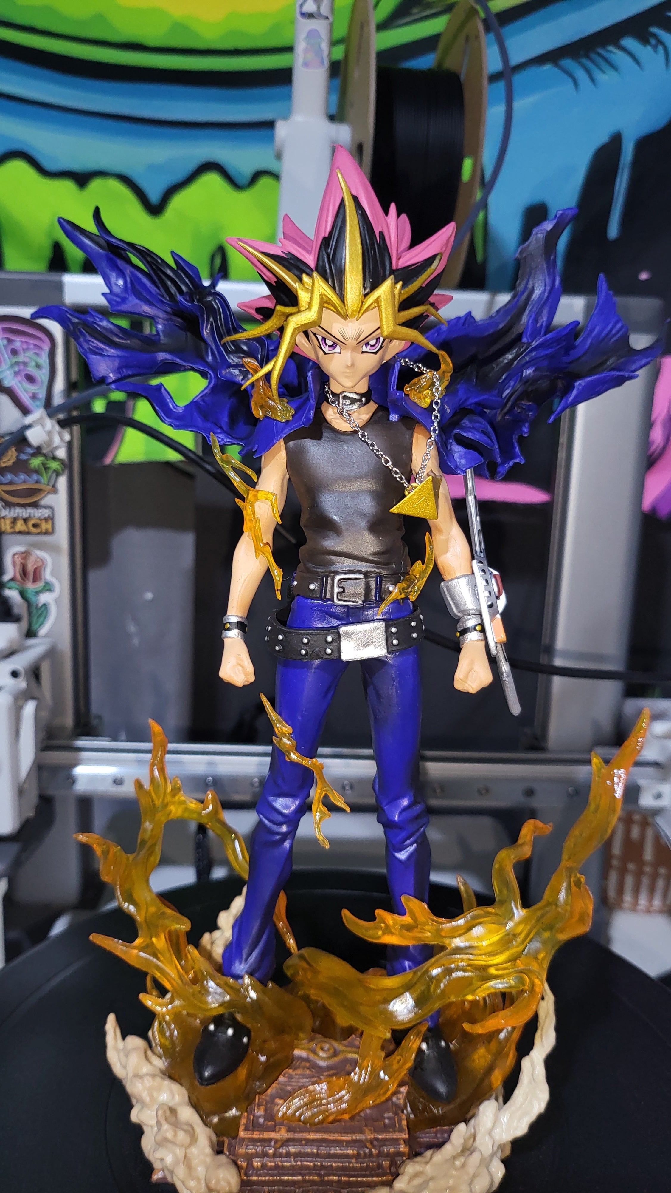Dark Duelist Yugioh 3D Risen Printed Anime Figure