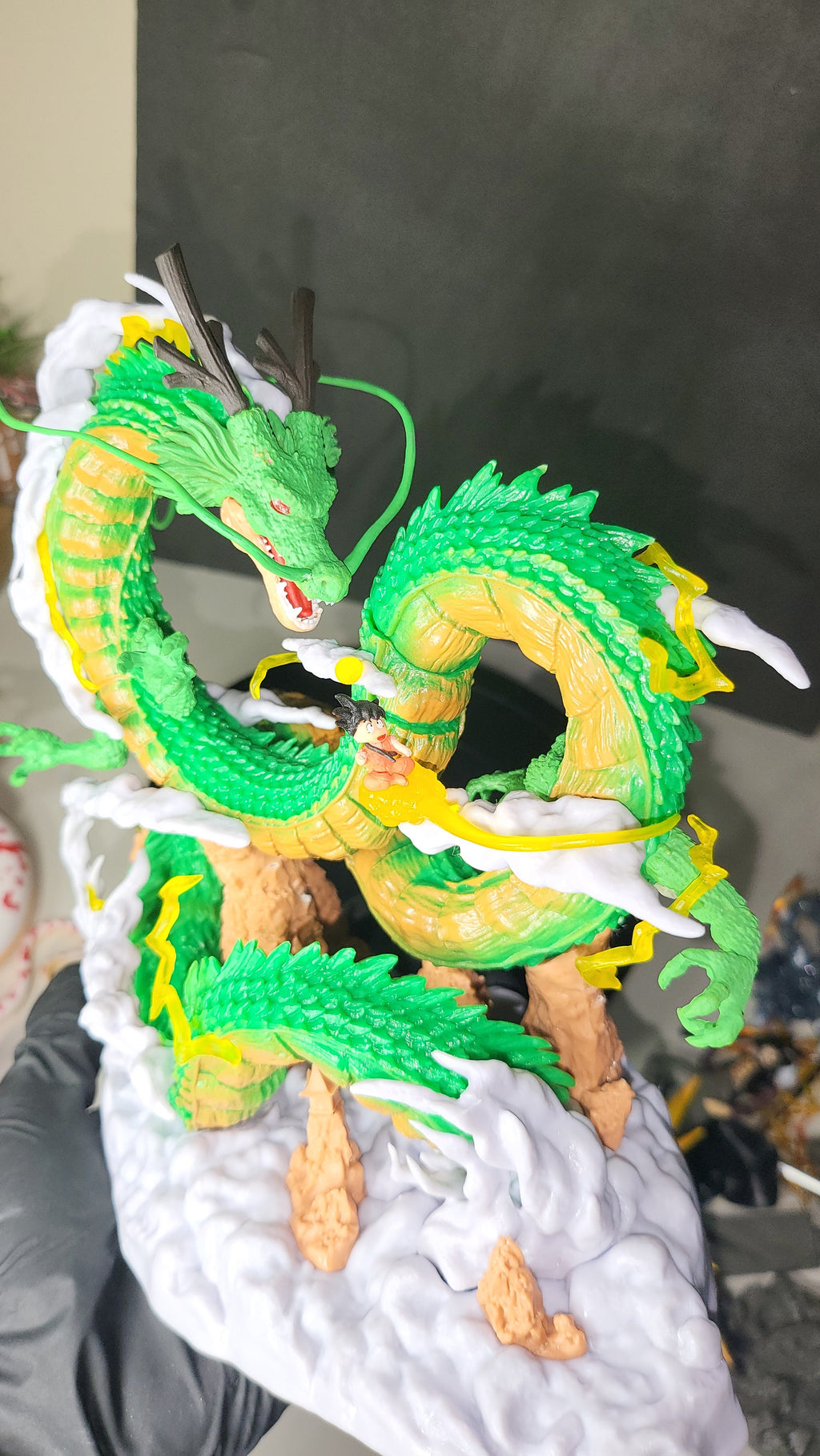 Green Eternal Dragon Statue - Epic Modern Anime Figure