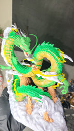 Green Eternal Dragon Statue - Epic Modern Anime Figure