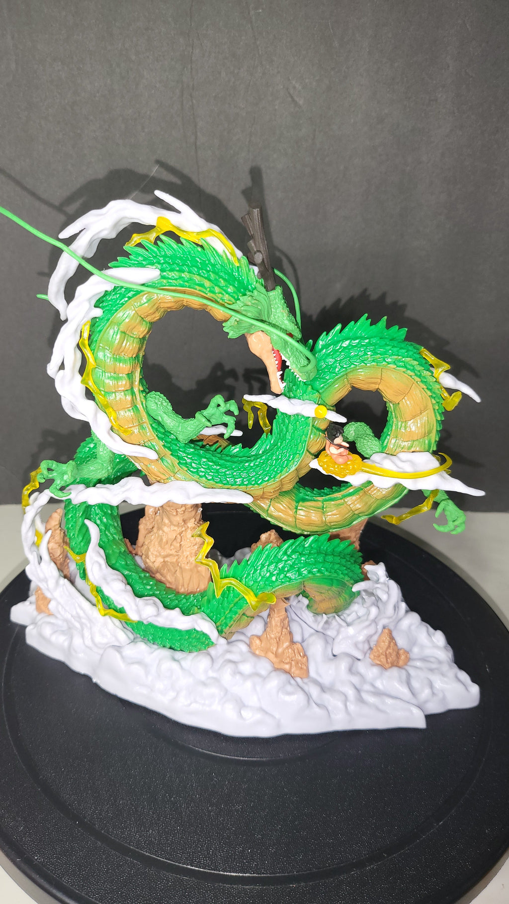 Green Eternal Dragon Statue - Epic Modern Anime Figure