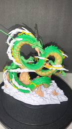 Green Eternal Dragon Statue - Epic Modern Anime Figure