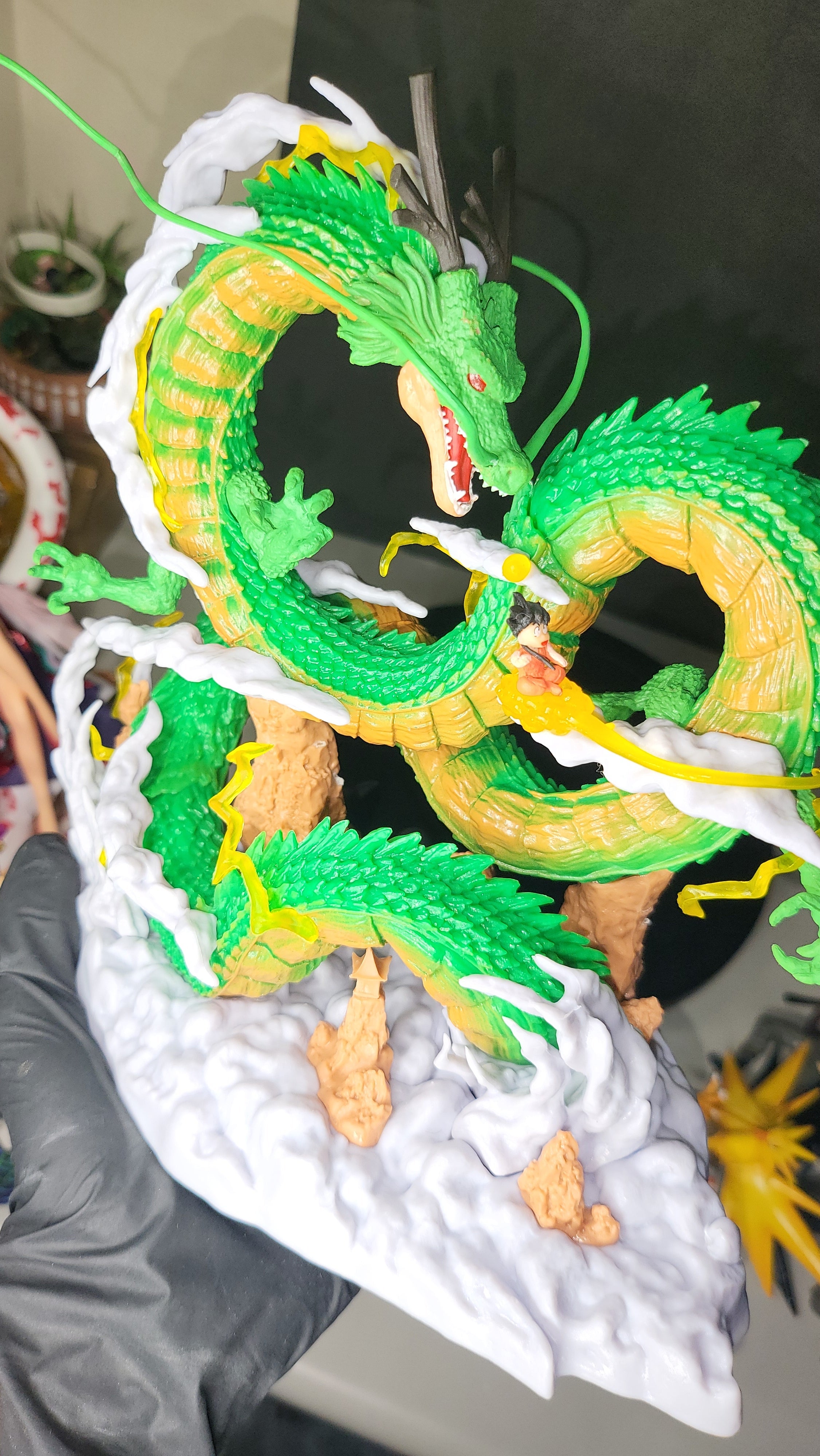 Green Eternal Dragon Statue - Epic Modern Anime Figure