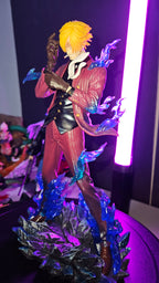 Blue Flaming Custom Sanji