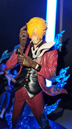 Blue Flaming Custom Sanji