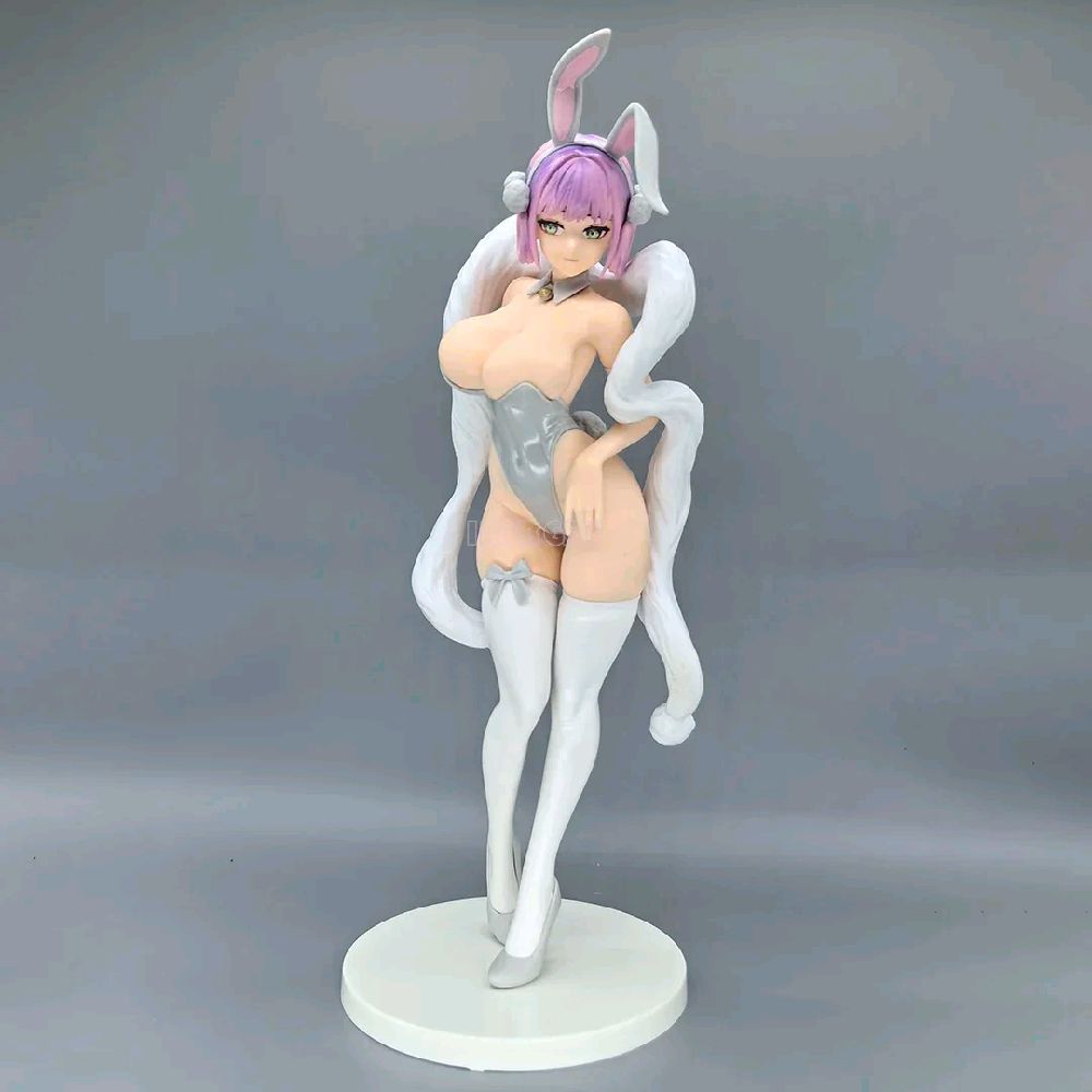 Elegant White Bunny Anime Girl