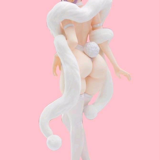Elegant White Bunny Anime Girl