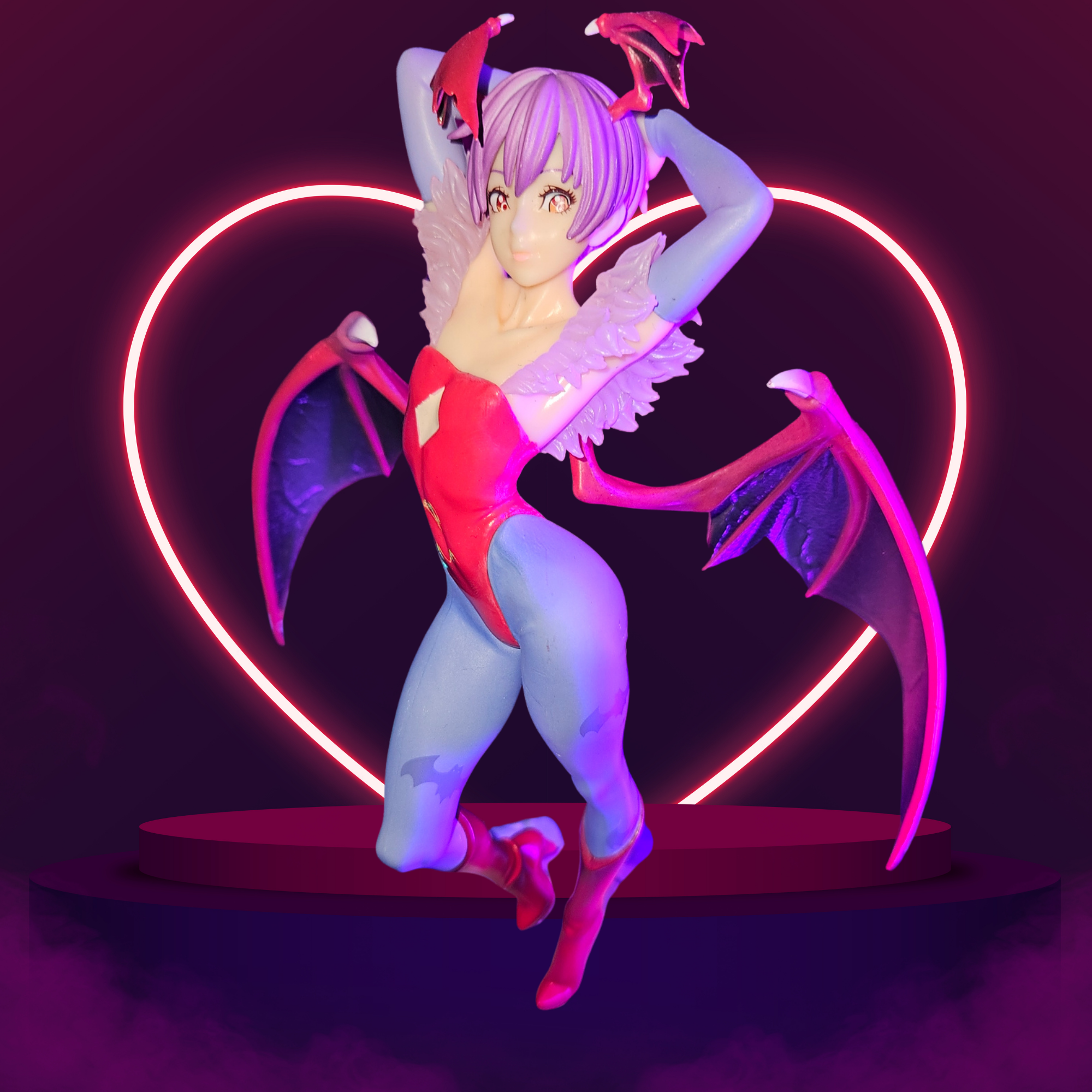 Vampire Bat Baddie Custom Anime Girl Figure