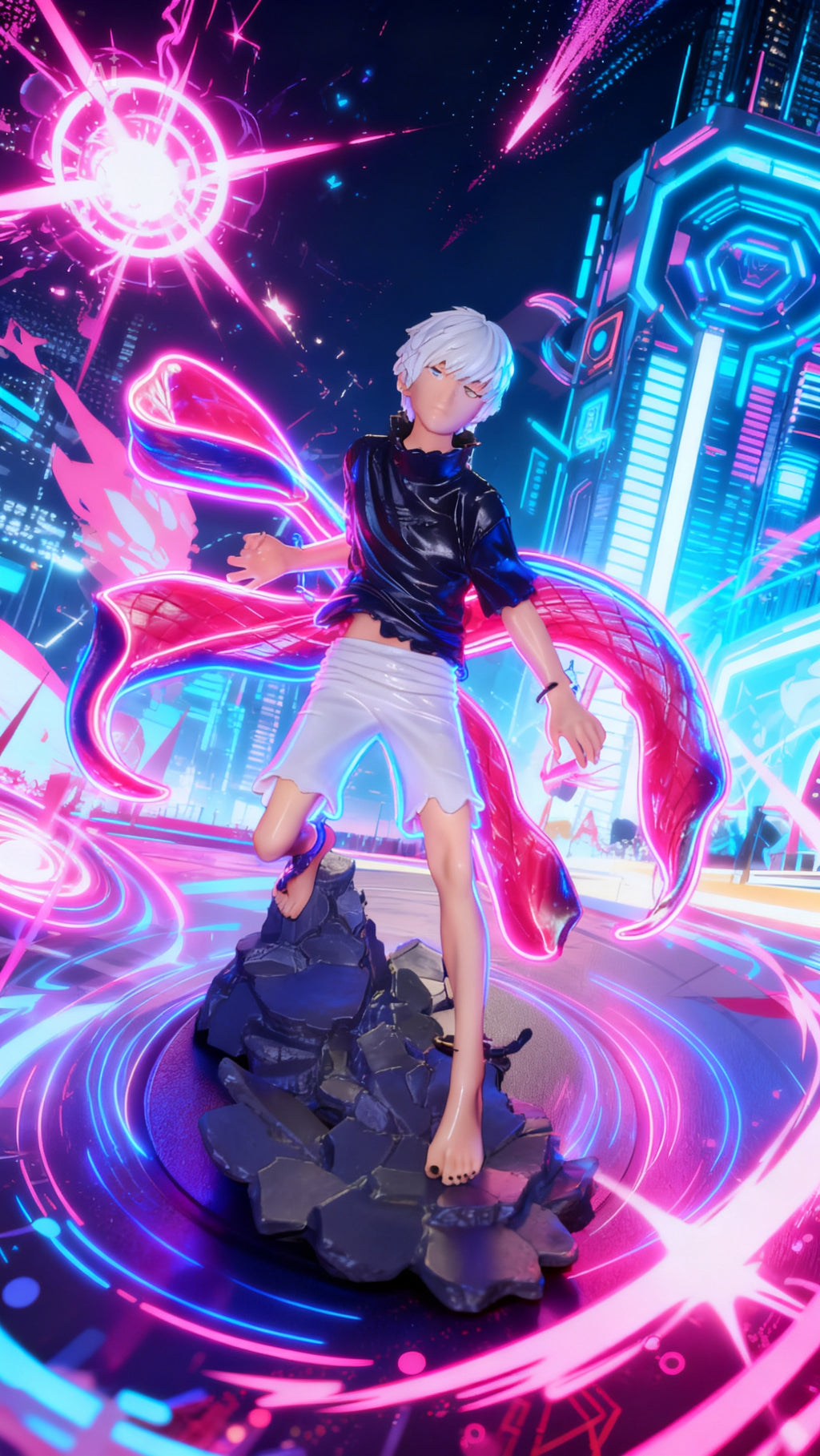 Red Tokyo Death Ghoul Anime Figure