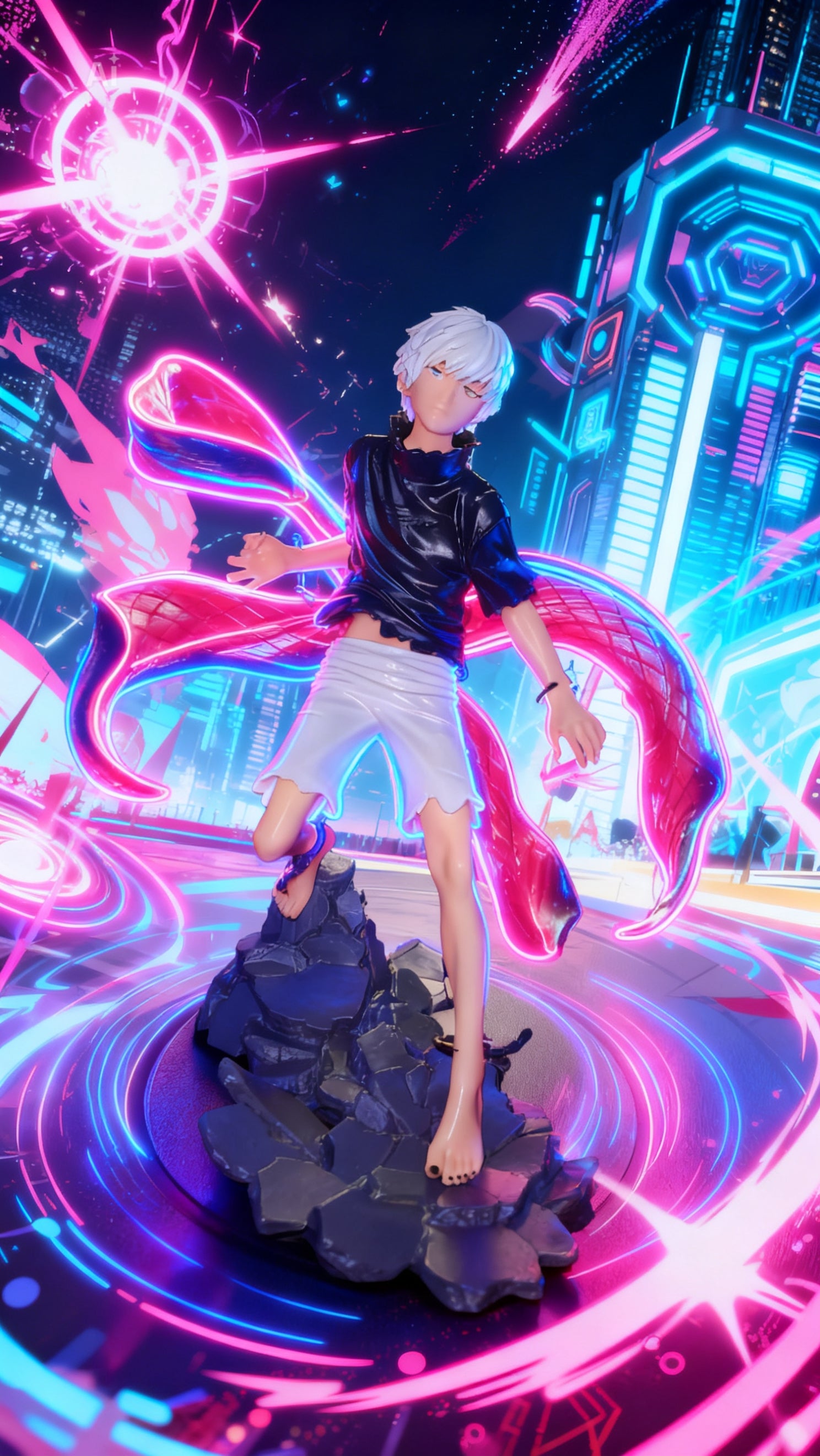 Red Tokyo Death Ghoul Anime Figure