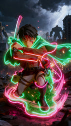 Titan Slayer Anime Figure - Levi