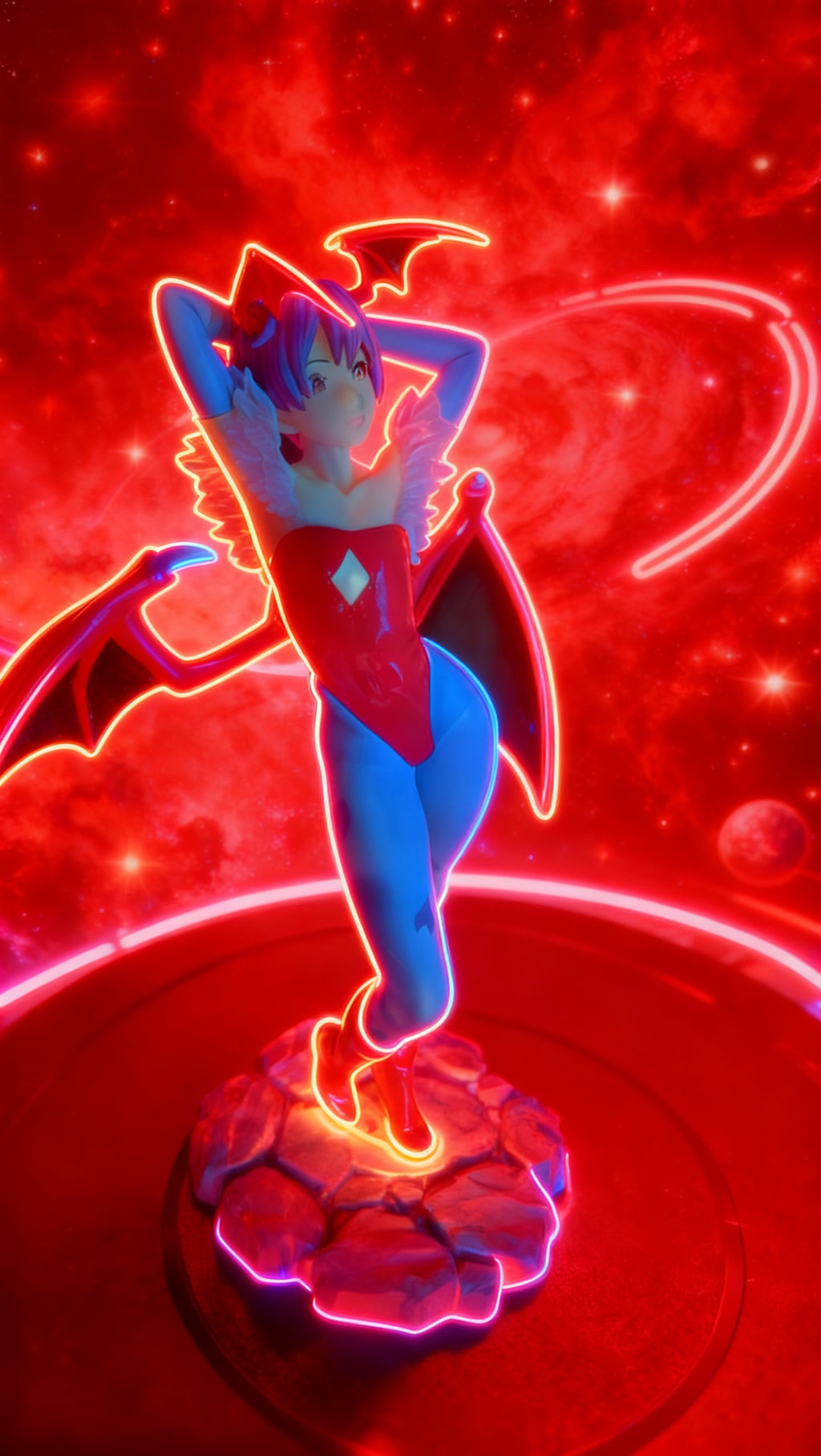 Vampire Bat Custom Anime Girl Figure