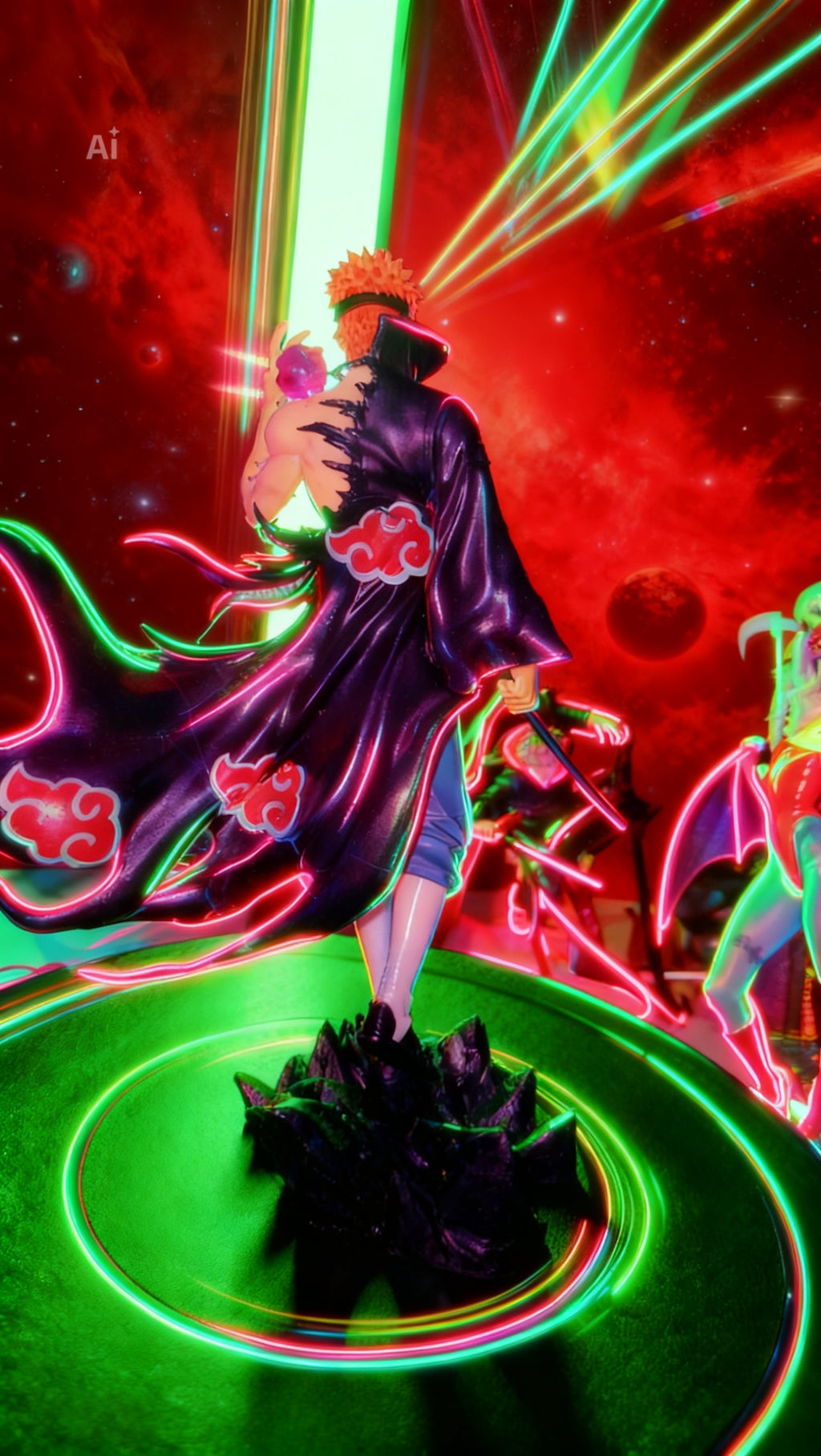 Crimson Cloud Custom Naruto Pain - Gift