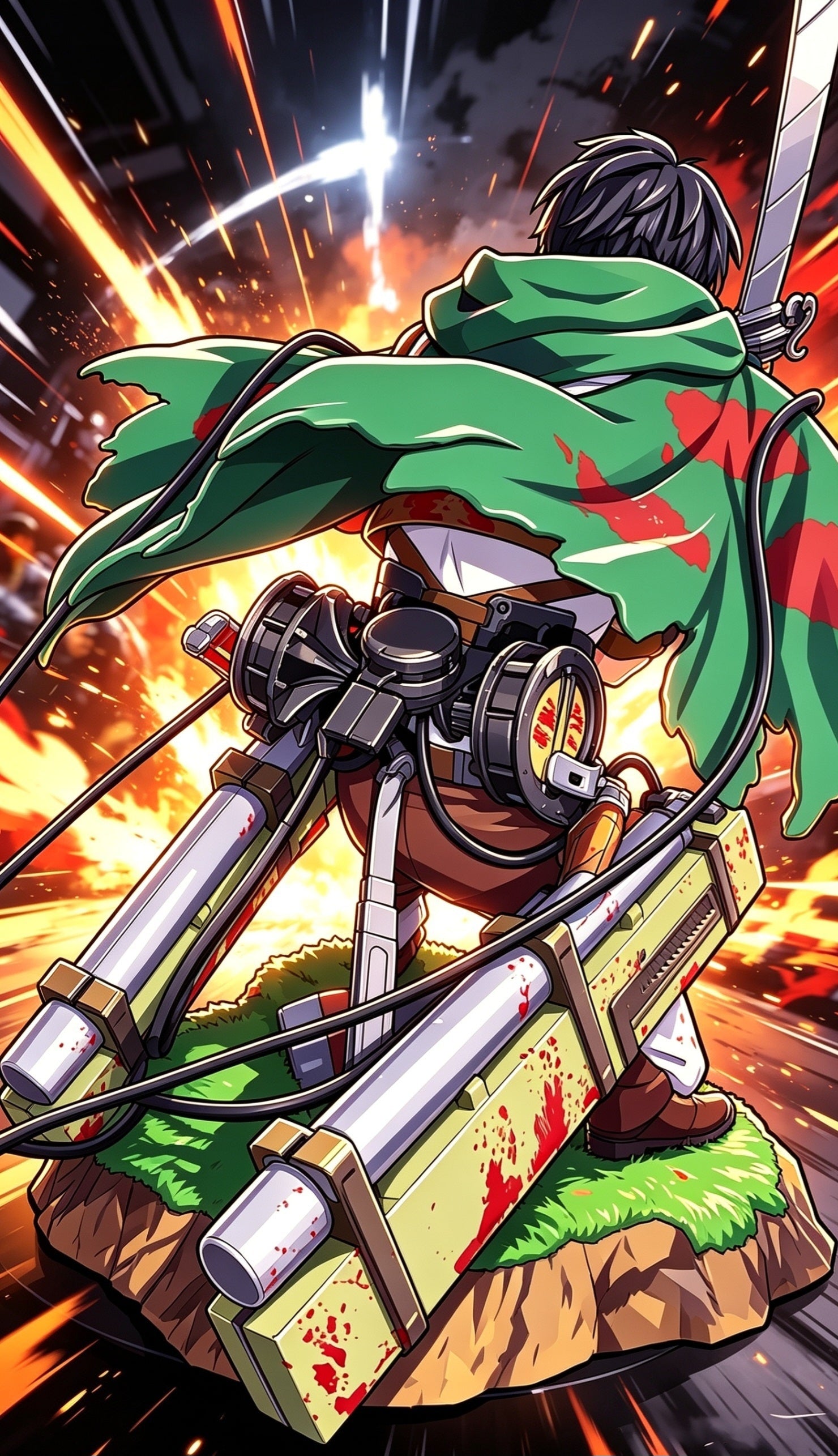 Titan Slayer Anime Figure - Levi