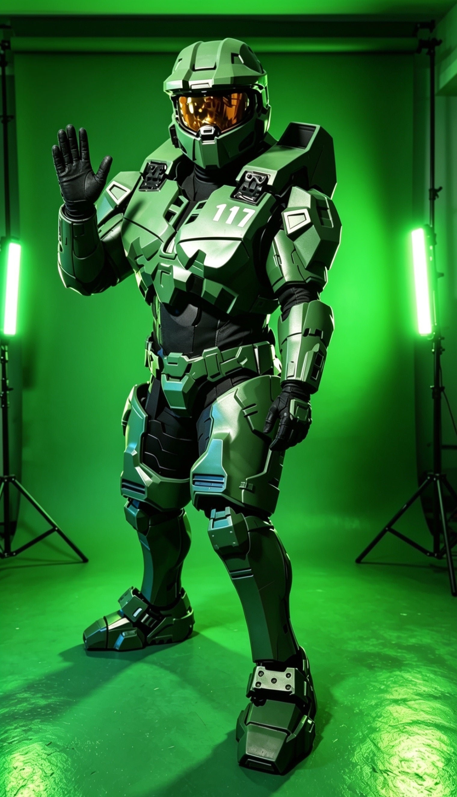 Custom M3D Master Infinite Chief Cosplay