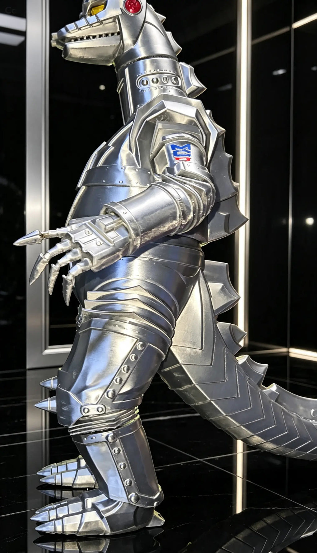 Silver Glossy Mecha Godzilla