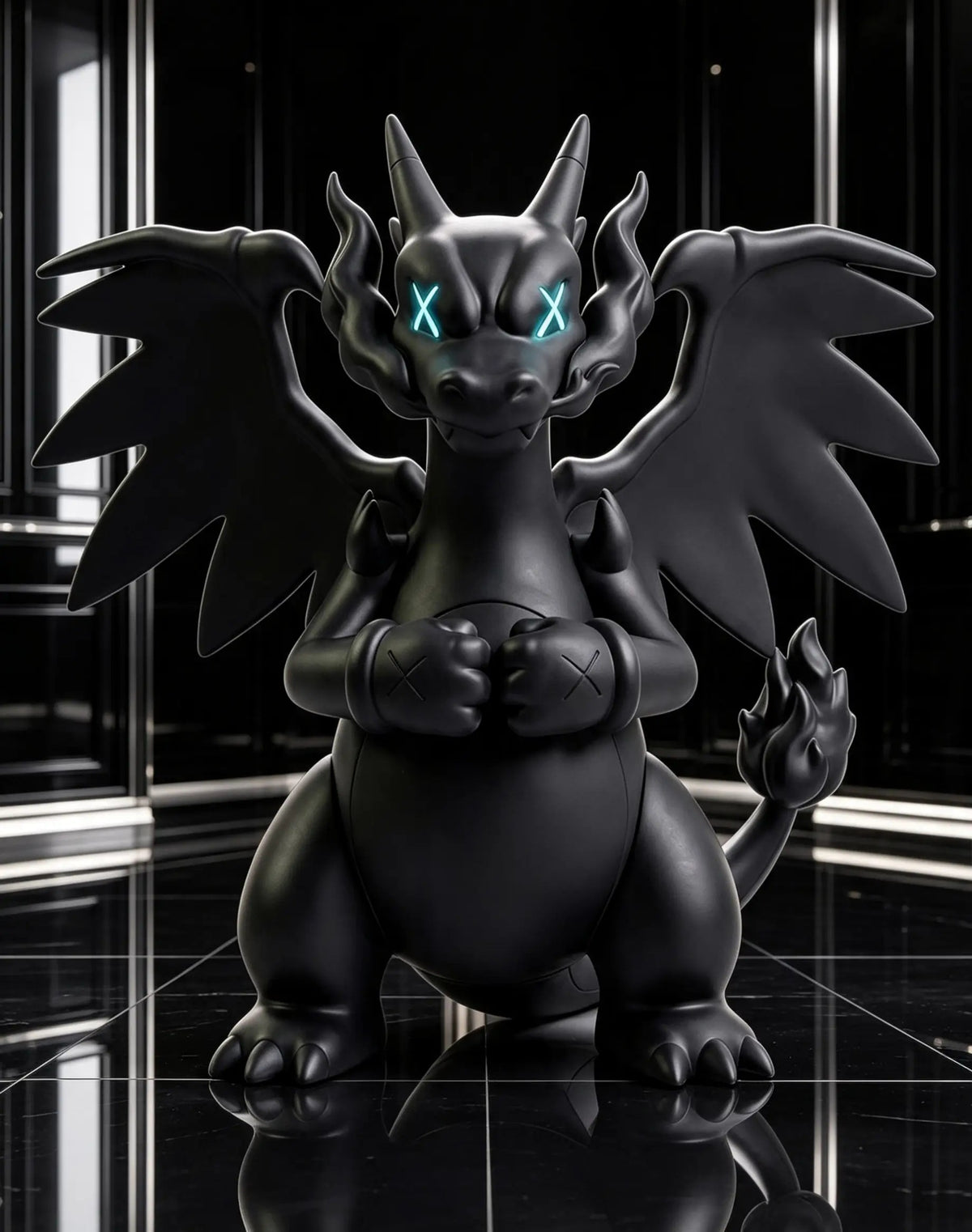 Custom Kaws X Mega Charizard
